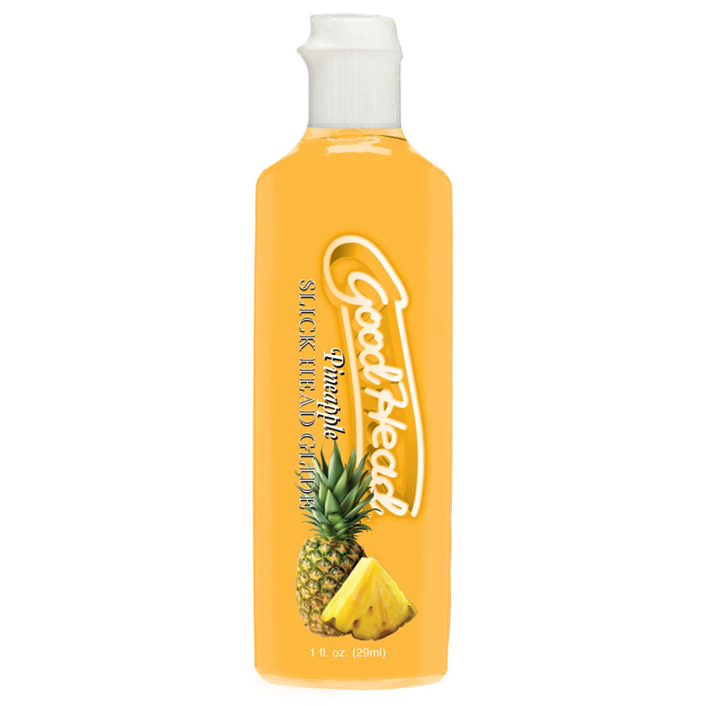 GoodHead Pineapple Blowjob Set - Pineapple Stroker with Pineapple Flavoured Lubricant 30 ml Bottle
