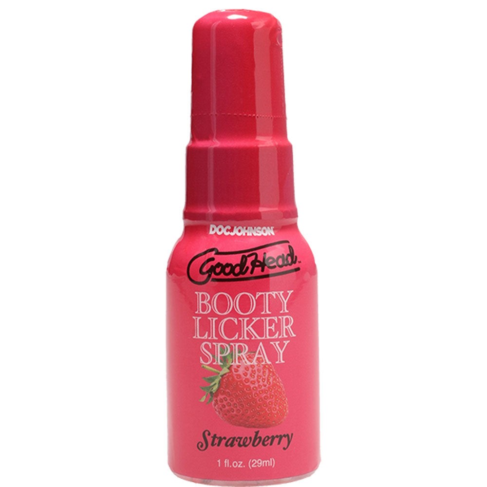 GoodHead Booty Licker Spray - Strawberry - Strawberry Flavoured Spray - 29 ml Bottle