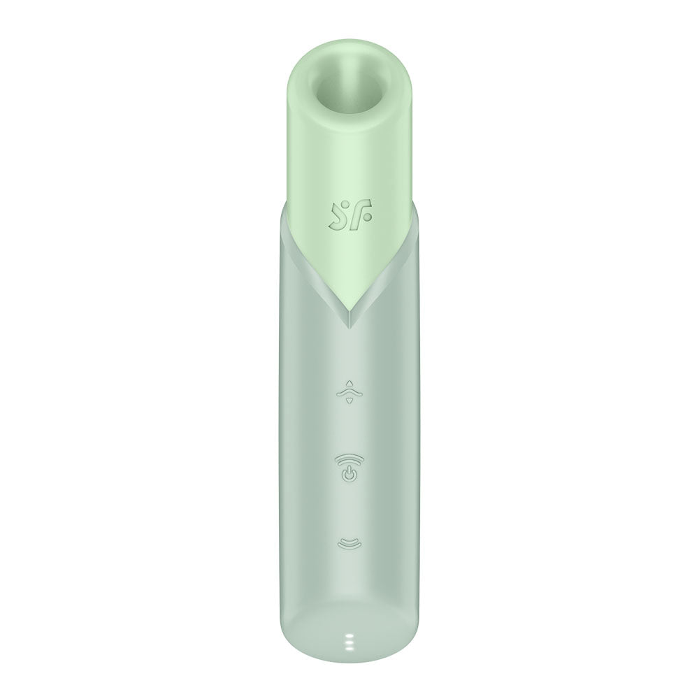 Satisfyer Naughty Kiss - Mint Green USB Rechargeable Air Pulse Stimulator