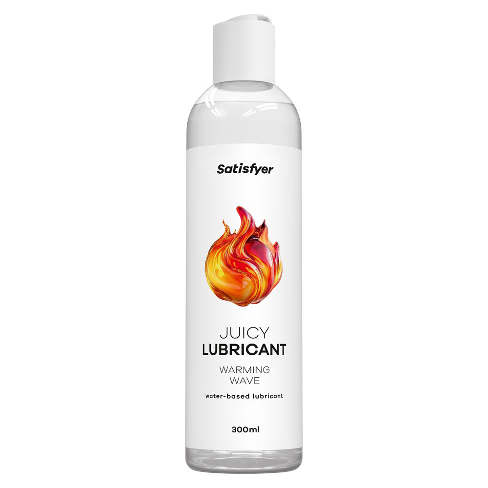 Satisfyer Juicy Lubricant 300 ml Warm Wave - Warming Water Based Lubricant - 300 ml Bottle