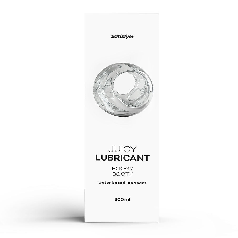 Satisfyer Juicy Lubricant 300 ml Boogy Booty - Water Based Anal Lubricant - 300 ml Bottle
