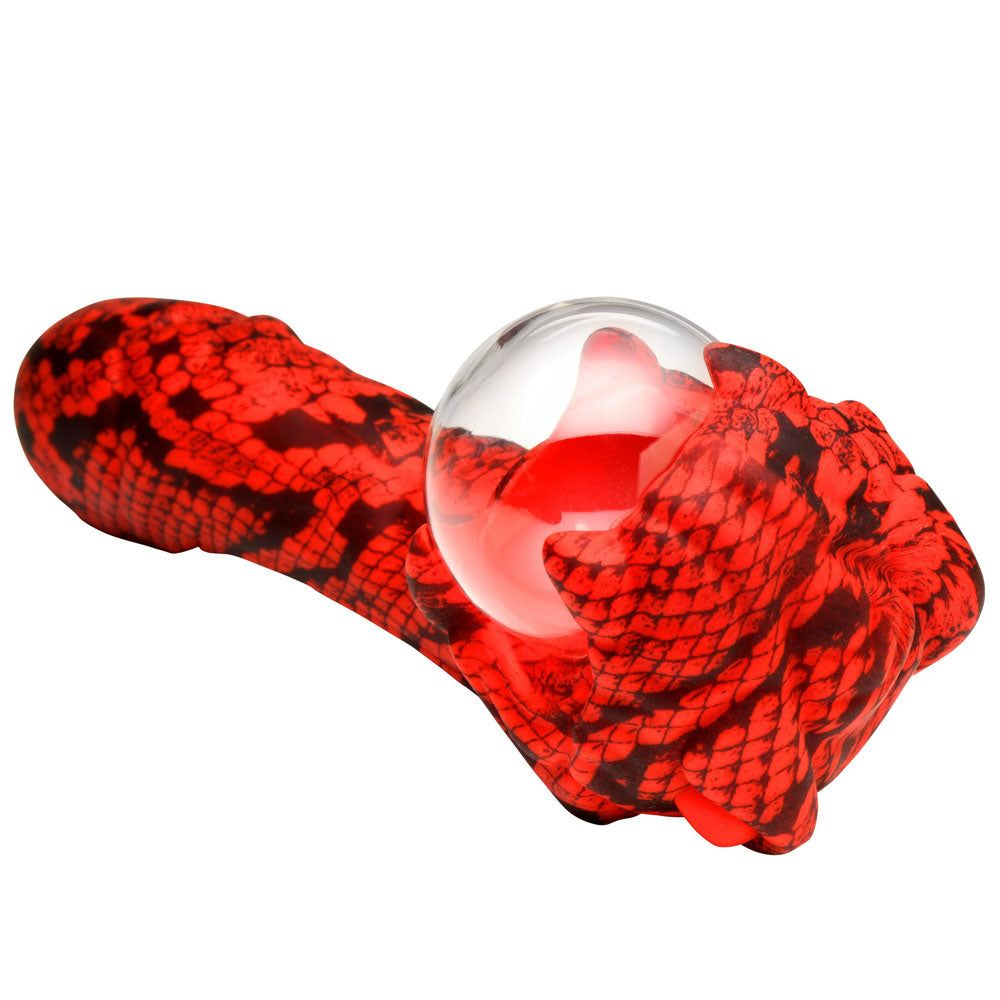 Creature Cocks Cobra - Red 18.5 cm USB Rechargeable Fantasy Vibrator with Plasma Ball