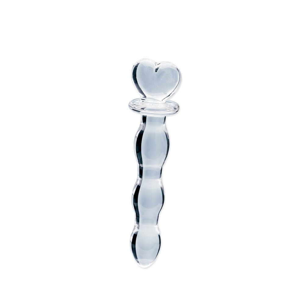 Clarity - Hera's Cascade - Clear 15 cm Glass Dildo