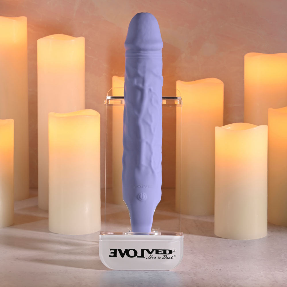 Evolved LARGE PURPLE FANTASY - Purple 21.8 cm USB Rechargeable Vibrator