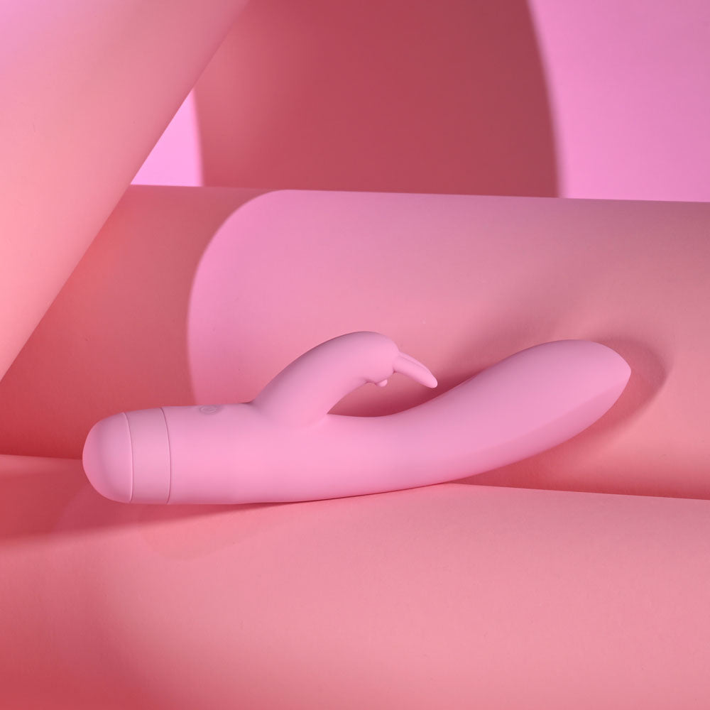 Evolved CUSHY BUNNY - Pink 19.1 cm USB Rechargeable Rabbit Vibrator