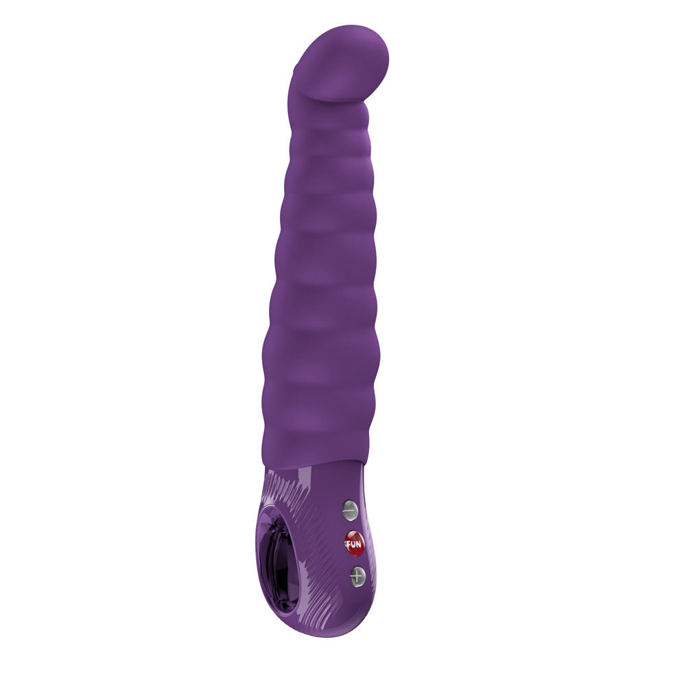 Fun Factory PATCHY PAUL Dark Violet - Dark Violet 23 cm USB-C Rechargeable Vibrator