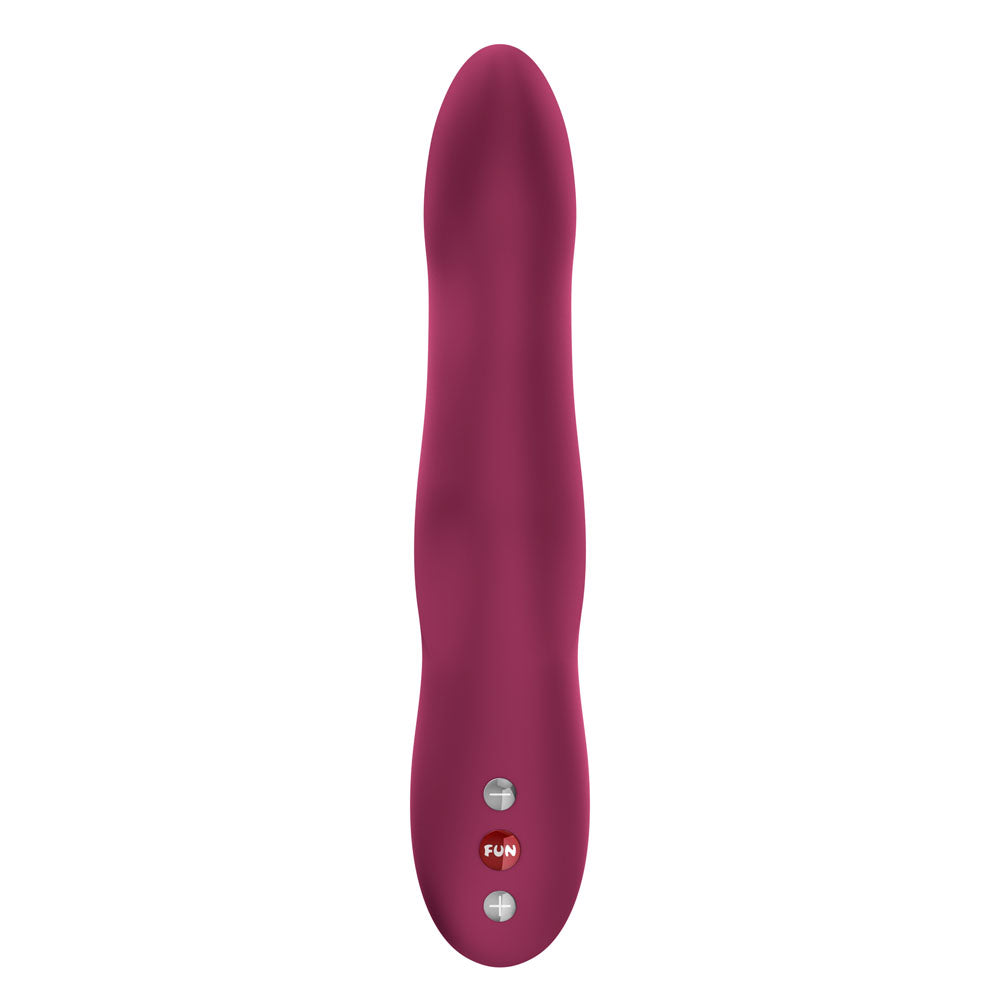 Fun Factory STRONIC WAVE Wine Red - Wine Red USB-C Rechargeable Thrusting Vibrator