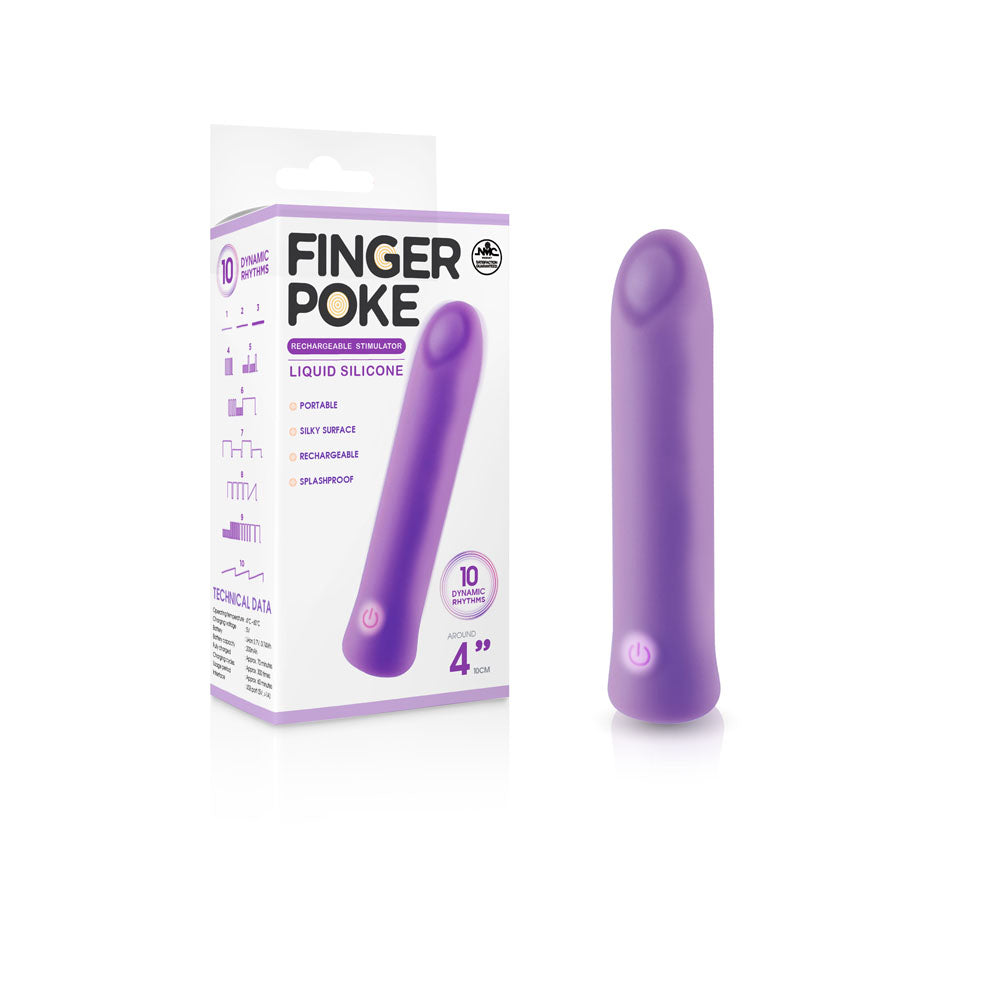 Finger Poke - Purple 4"