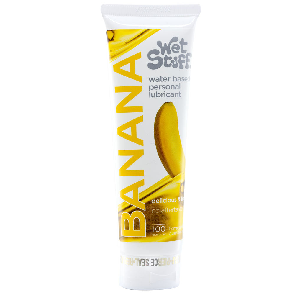 Wet Stuff Banana - 100g Tube Pink Rabbit Wet Stuff Banana - 100g Tube Pink Rabbit
