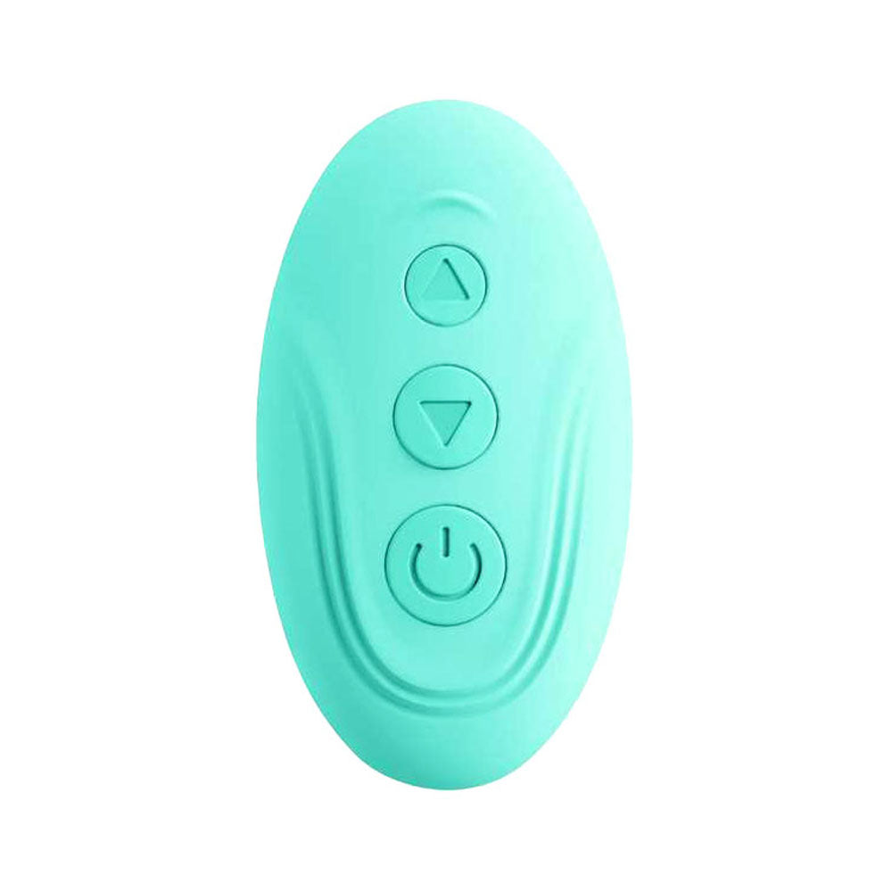 Adam & Eve THE WAVE RIDER - Teal USB Rechargeable Triple Stimulating Grinder Pad with Remote Control