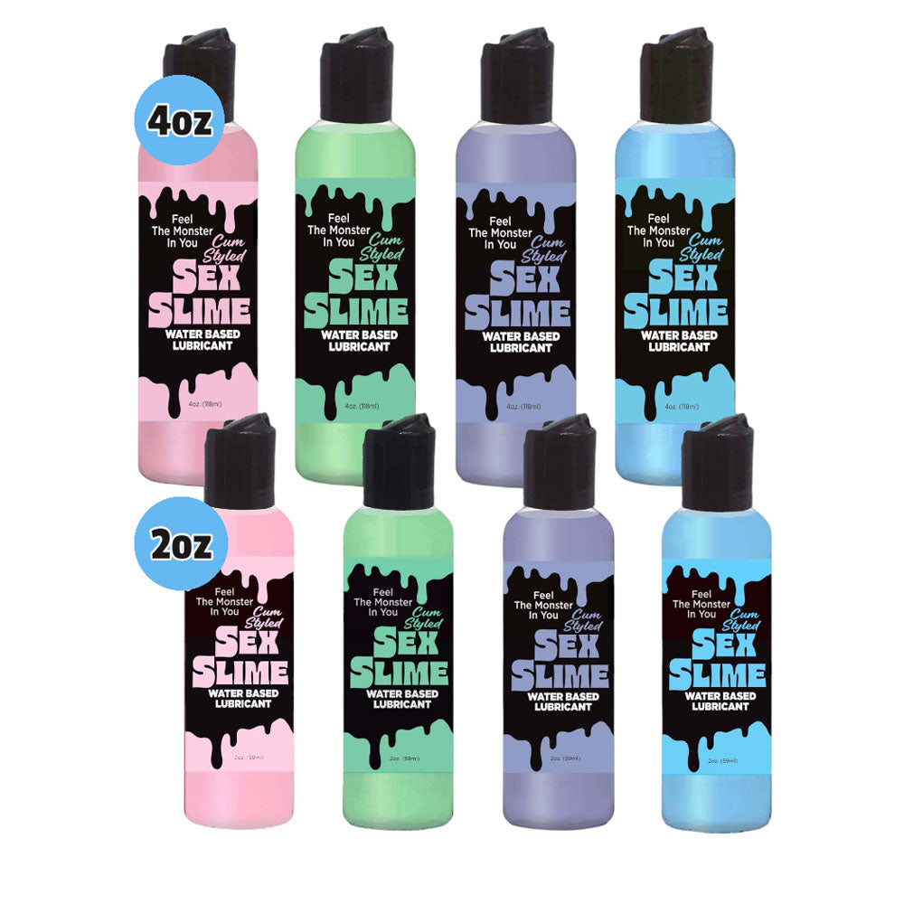Sex Slime Cum Style Creature Lube - Purple 60 ml - Purple Cum Style Water Based Lubricant - 60 ml Bottle