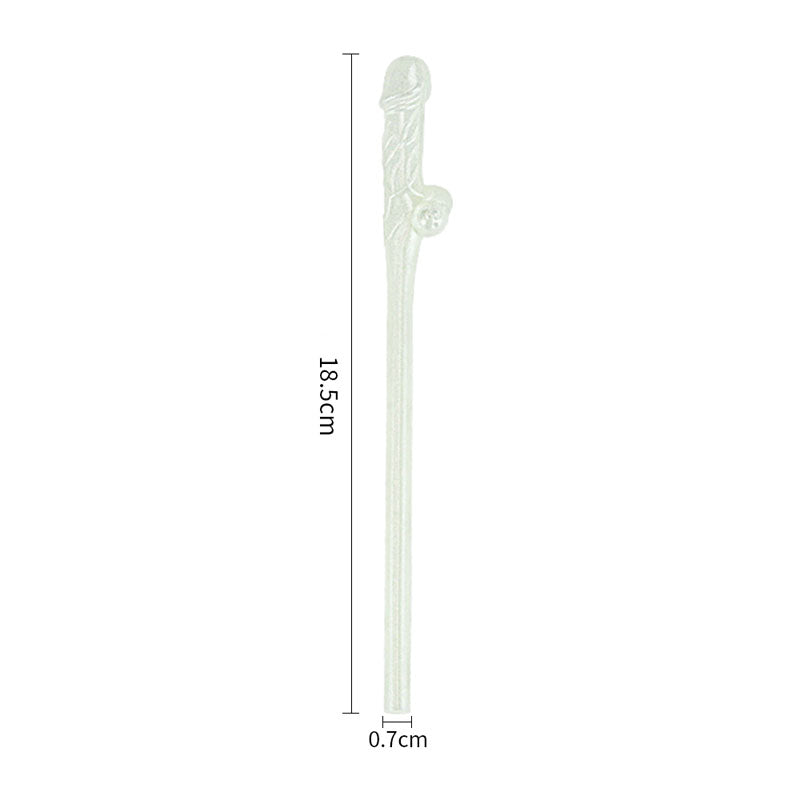 Jokes & Parties Glow In The Dark Willy Straws