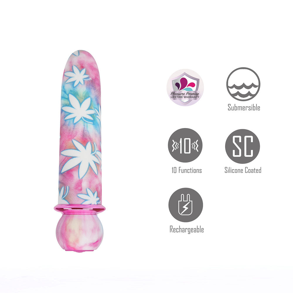 Maia JAGUAR 420 Tie Die - 420 Tie Die 10.1 cm USB Rechargeable Bullet