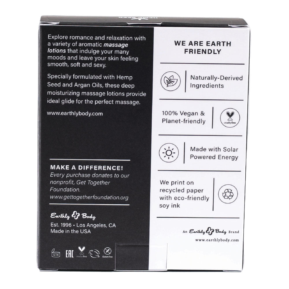 Hemp Seed Edible Massage A Trois