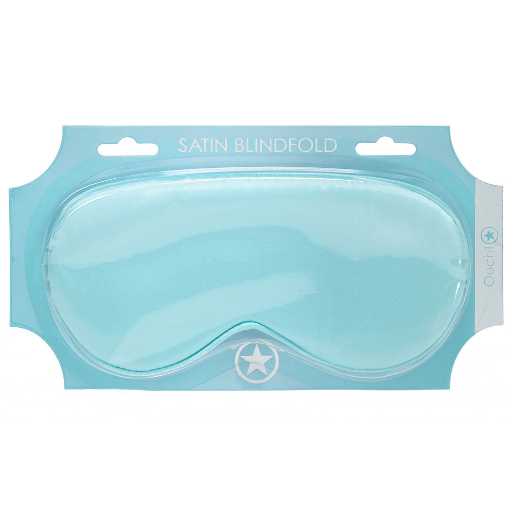OUCH! Satin Mask - Powder Blue - Powder Blue Eye Mask