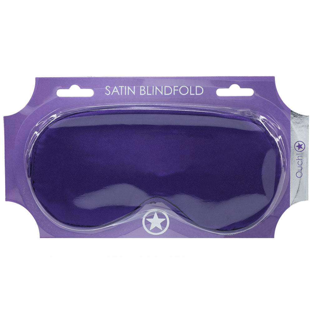 OUCH! Satin Mask - Purple - Purple Eye Mask
