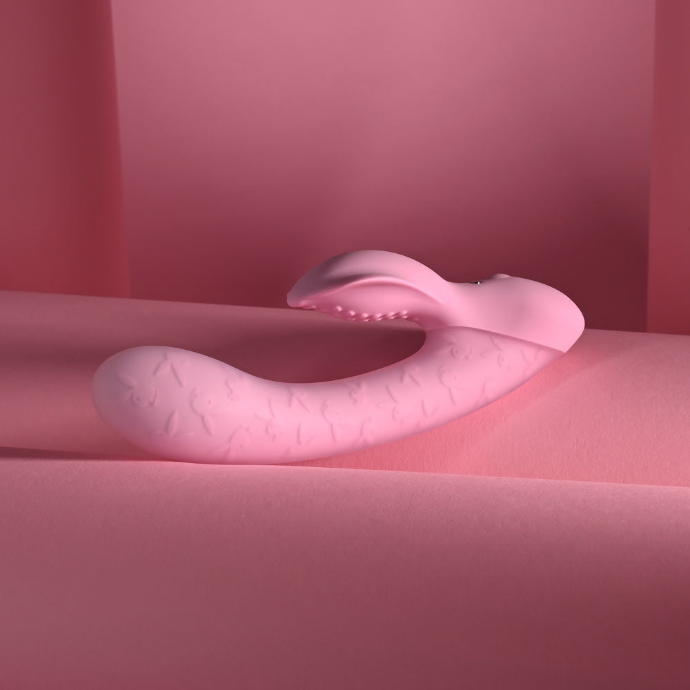 Playboy Pleasure RABBIT PARTY - Pink 15.2 cm USB Rechargeable Rabbit Vibrator