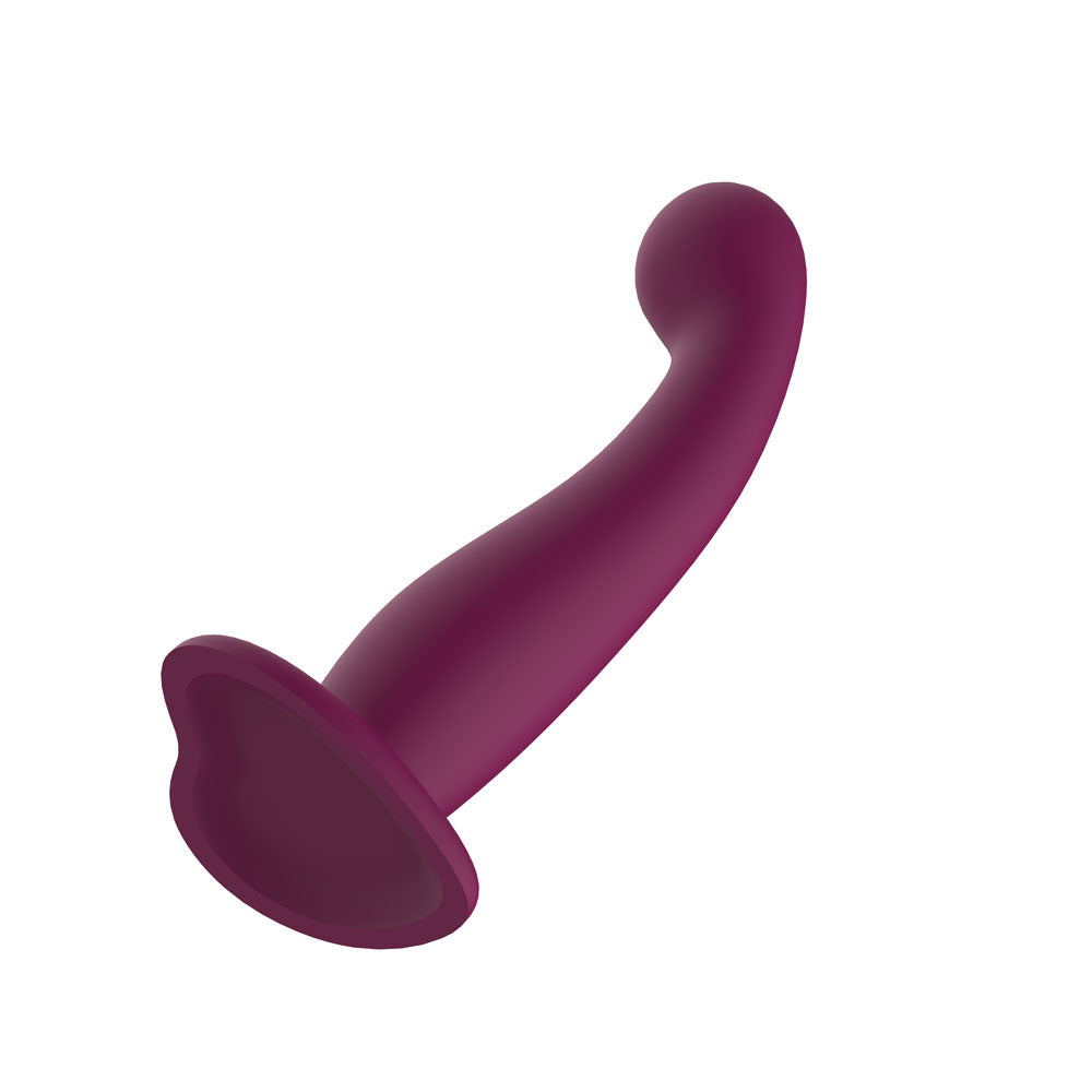 Passion Play Liquid Silicone Dildo - Purple - Purple 18 cm Dildo