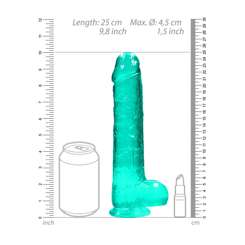 REALROCK Realistic Dildo With Balls 9IN