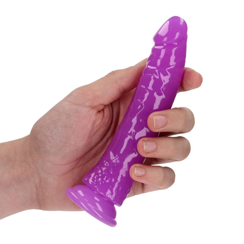 REALROCK 15.5 cm Slim Glow in the Dark Neon - Purple