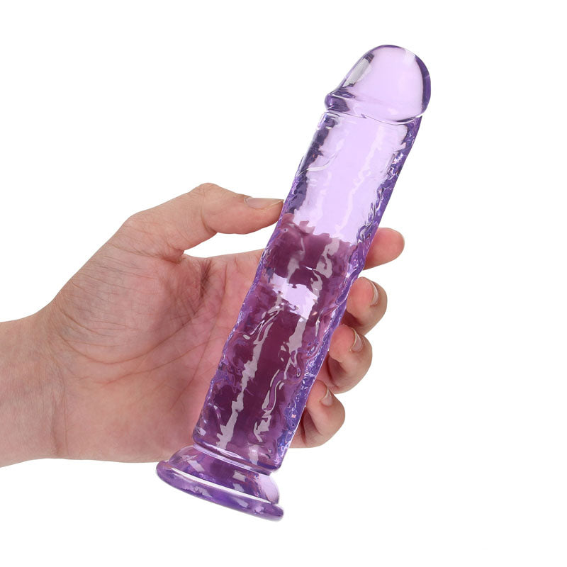 REALROCK 18 cm Straight Dildo - Purple