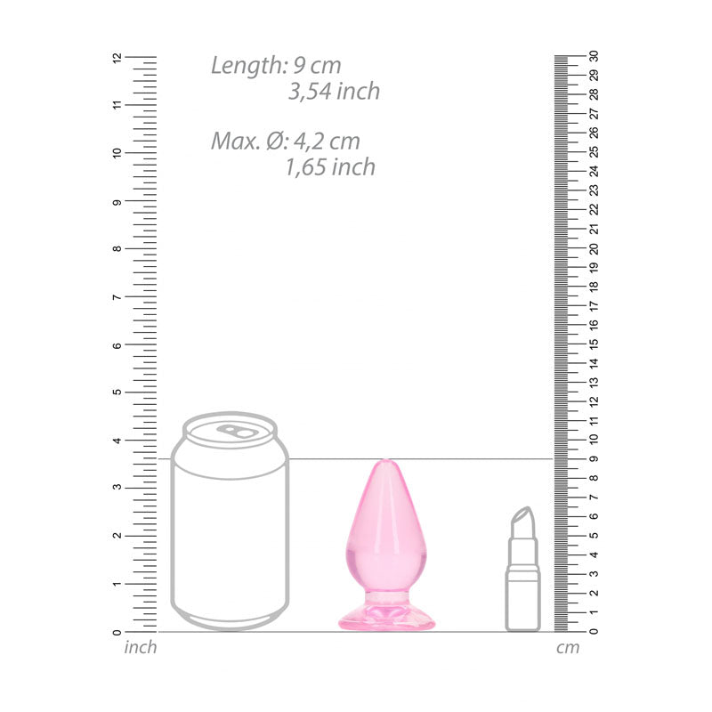 REALROCK 9 cm Anal Plug - Pink