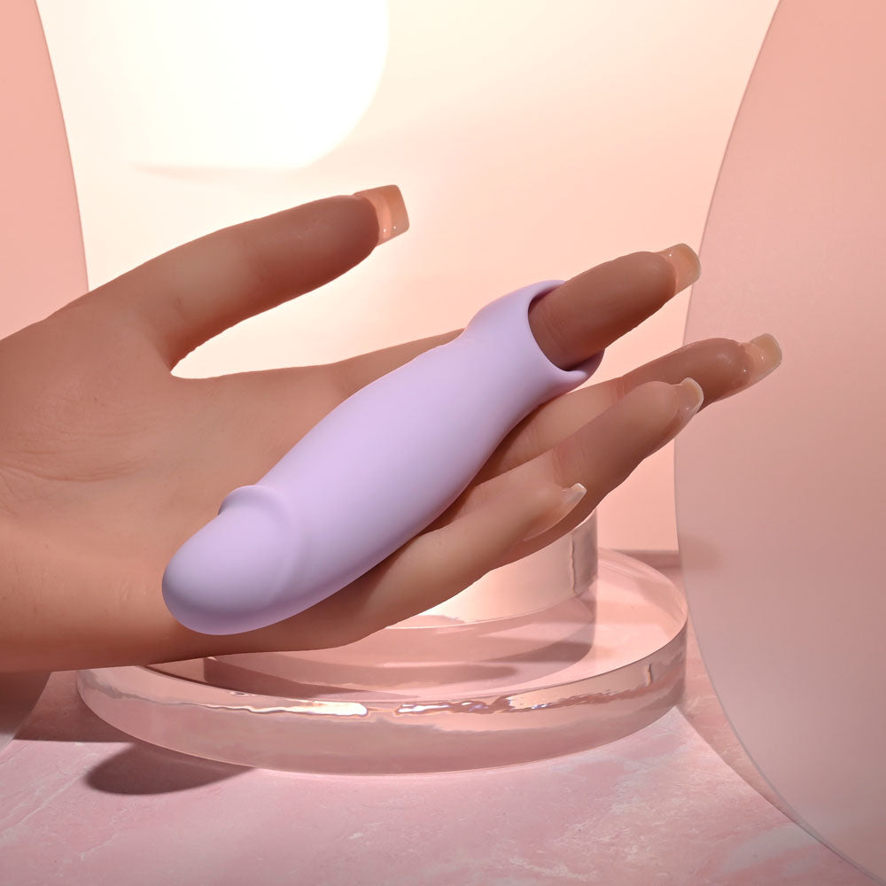 Selopa PETITE PECKER - Purple 11.7 cm USB Rechargeable Mini Vibrator