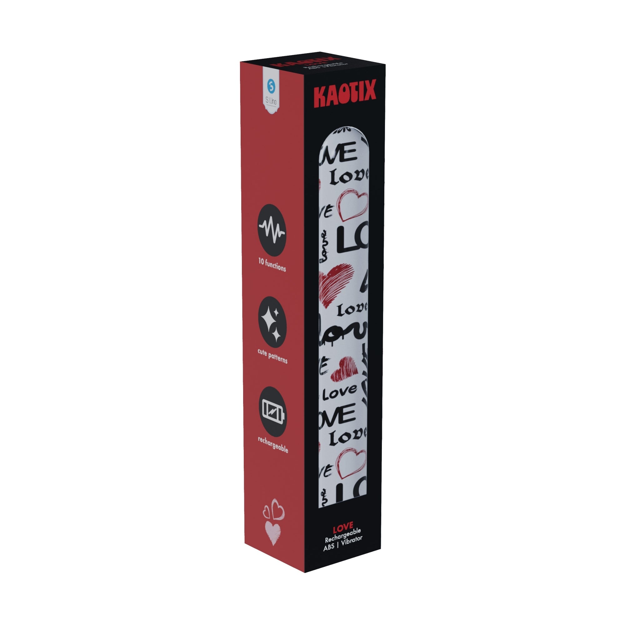 S-LINE Kaotix Display Box - USB Rechargeable Vibrators - Counter Display of 4 x 5 each