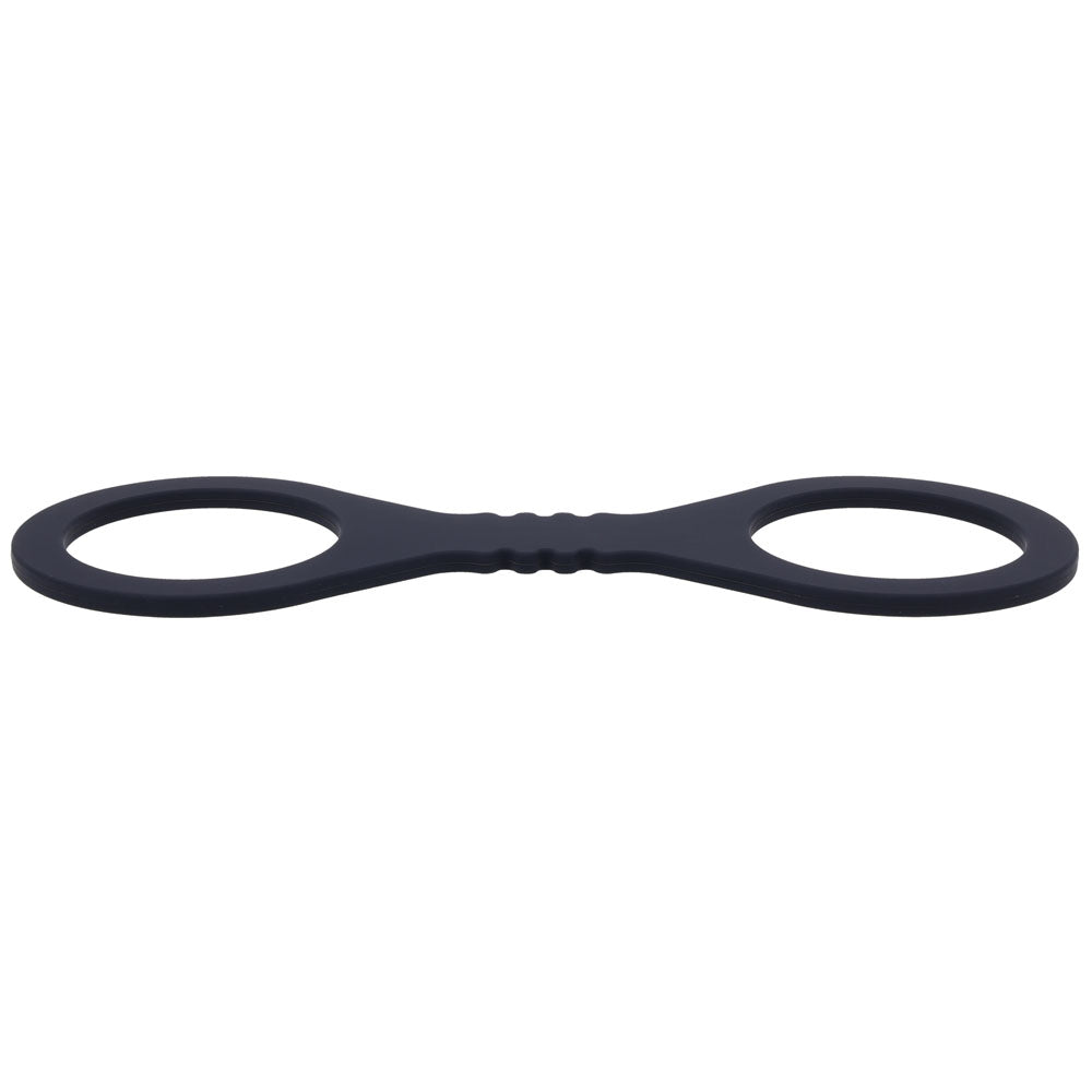 Sex & Mischief Shadow Small Silicone Cuffs - Black Small Restraints