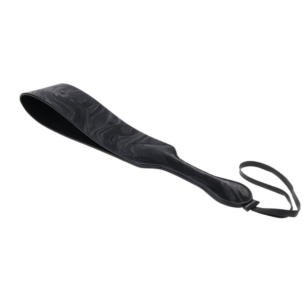 SPORTSHEETS Velvet Noir Loop Paddle - Black 42 cm Paddle