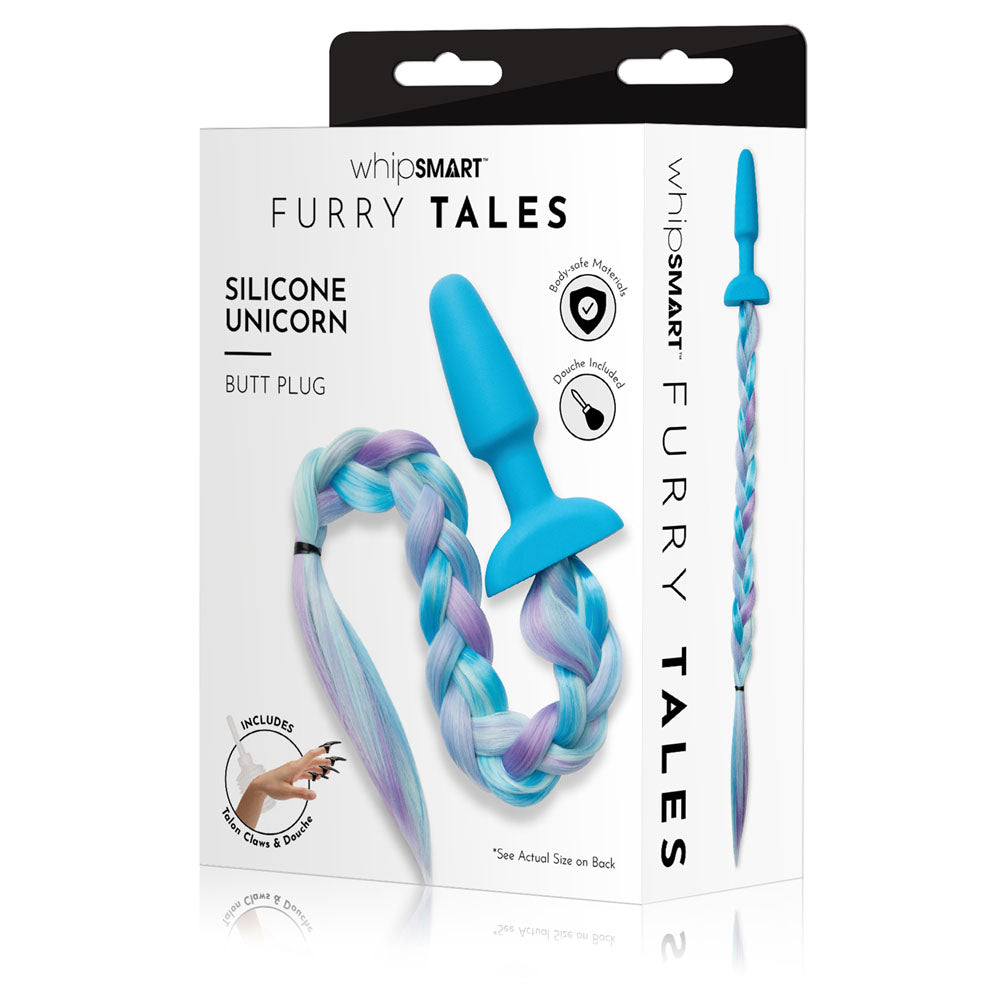 WhipSmart Furry Tales Silicone Unicorn Butt Plug Pink Rabbit WhipSmart Furry Tales Silicone Unicorn Butt Plug Pink Rabbit