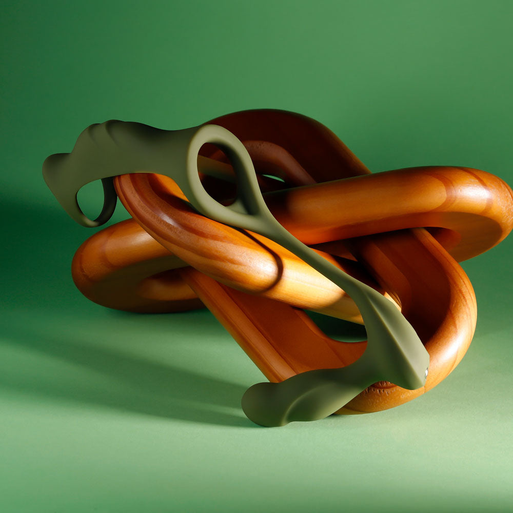 Zero Tolerance PROSTATE POWER PACK - Green USB Rechargeable Vibrating Prostate Massager with Cock Ring Harness