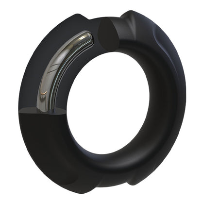 OptiMALE FlexiSteel Cock Ring - Black 35mm