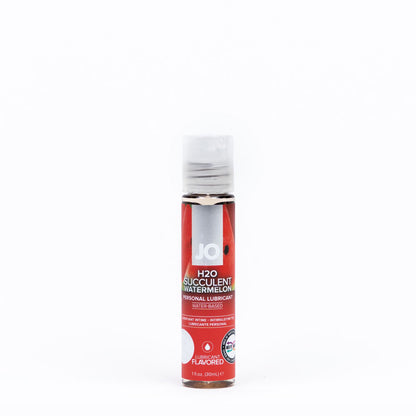 JO H2O Succulent Watermelon Lube - 30 mL - Watermelon Flavoured Water Based Lubricant - 30 ml Bottle