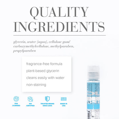 JO H2O Original Lube - 30 mL - Water Based Lubricant - 30 ml Bottle