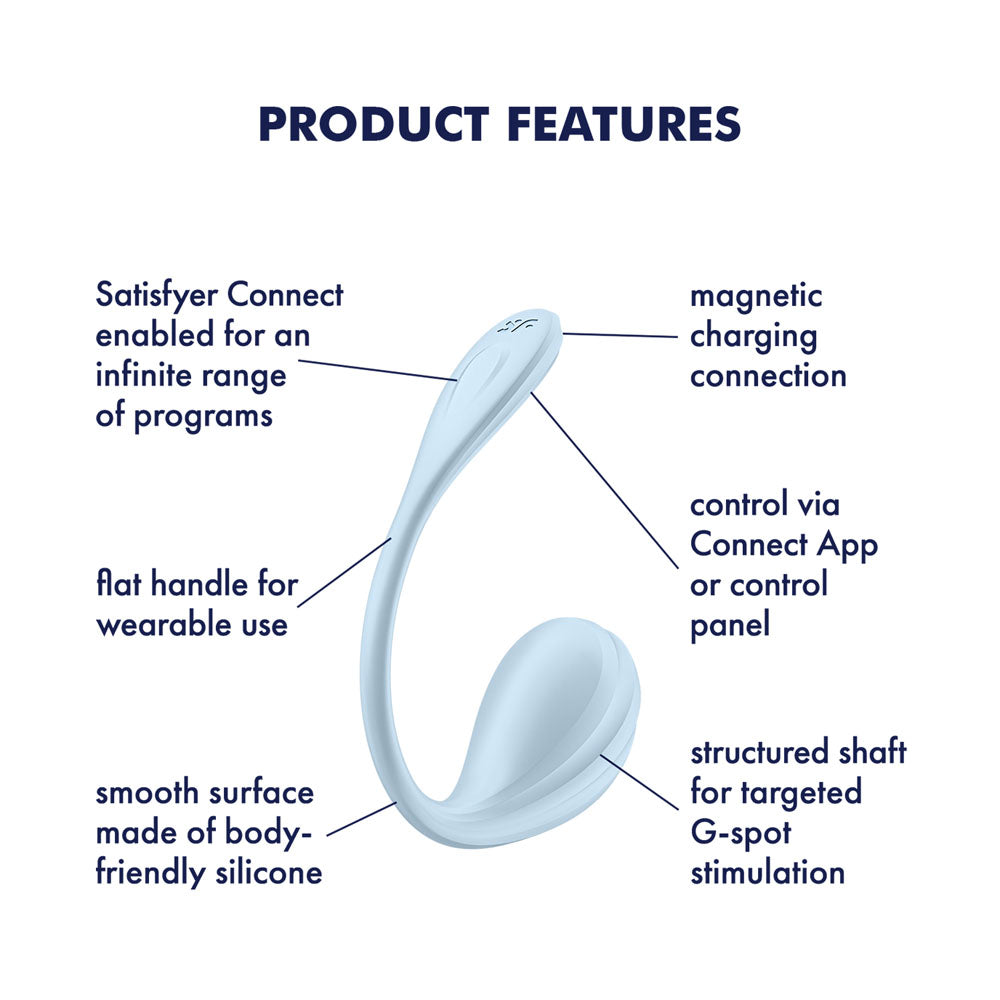 Satisfyer Smooth Petal - Light Blue