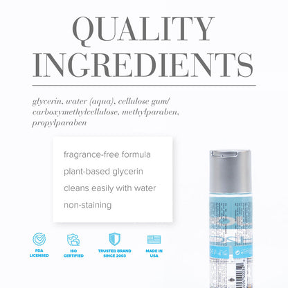 JO H2O Original Lube - 120 mL - Water Based Lubricant - 120 ml Bottle