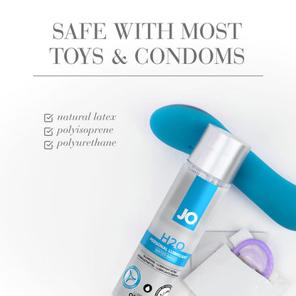 JO H2O Original Lube - 240 mL - Water Based Lubricant - 240 ml Bottle