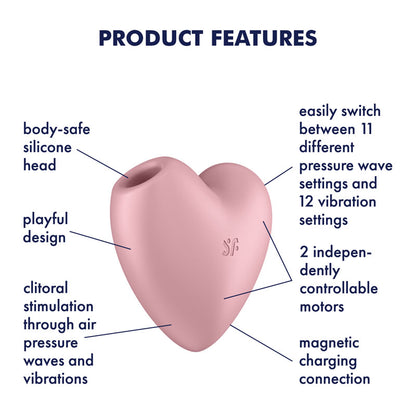 Satisfyer Cutie Heart - Light Pink