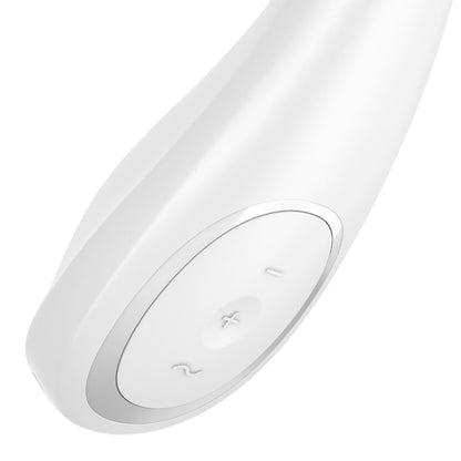Satisfyer G-Spot Wave 2 - White - White 23.6 cm USB Rechargeable Flicking Tip Vibrator