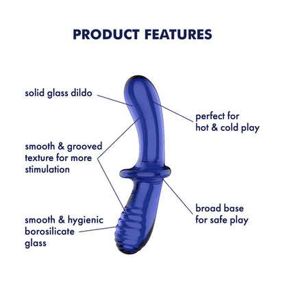 Satisfyer Double Crystal - Blue