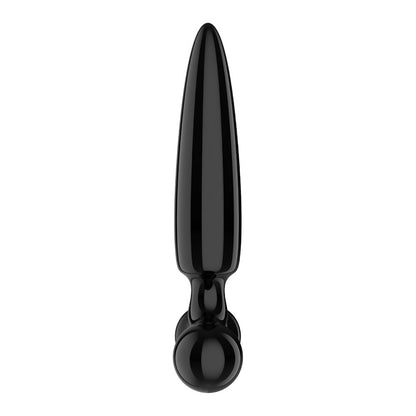 Satisfyer Triple Crystal 1 - Black - Black Glass 3-in-1 Butt Plug