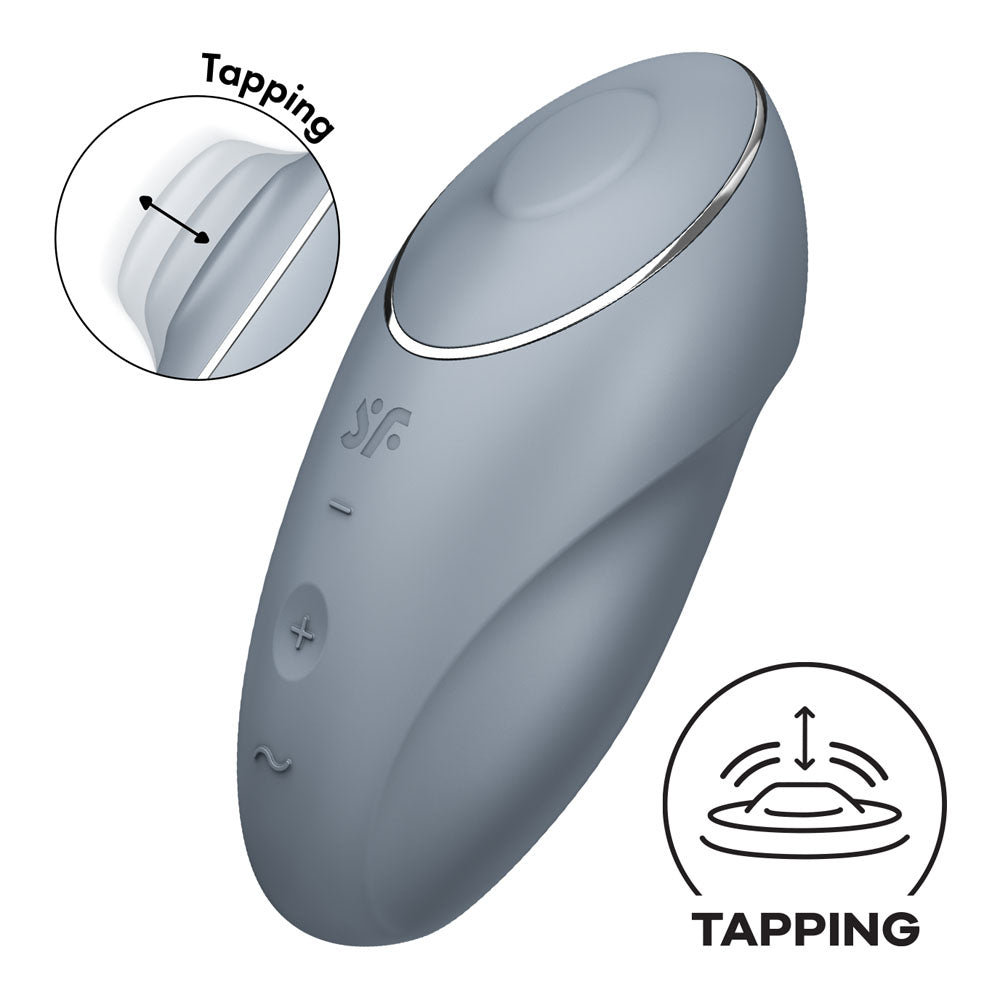 Satisfyer Tap & Climax 1 - Bluegrey