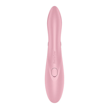 Satisfyer Pro + G-Spot - Pink - Rose Pink 22 cm USB-C Rechargeable Rabbit Vibrator with Touch-Free Clitoral Stimulator