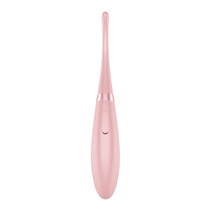 Satisfyer Tip Tease - Rose - Rose USB Rechargeable Vibrator with Twirling Tip