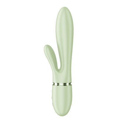 Satisfyer Pearl Bunny 2 - Light Green - Light Green 21.5 cm USB-C Rechargeable Rabbit Vibrator