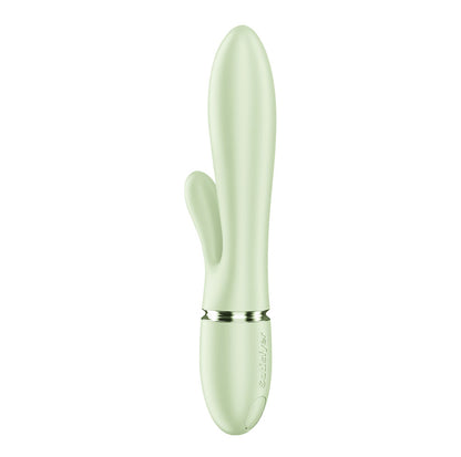 Satisfyer Pearl Bunny 2 - Light Green - Light Green 21.5 cm USB-C Rechargeable Rabbit Vibrator
