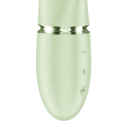 Satisfyer Pearl Bunny 2 - Light Green - Light Green 21.5 cm USB-C Rechargeable Rabbit Vibrator