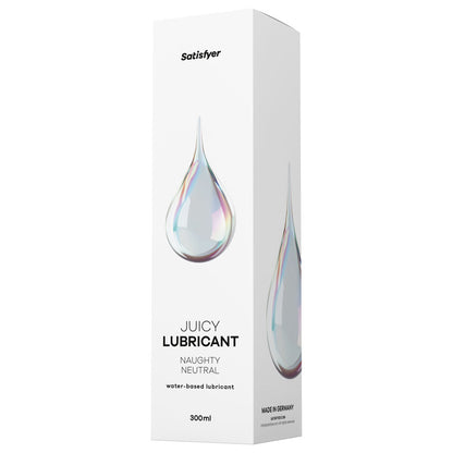 Satisfyer Juicy Lubricant 300 ml Naughty Neutral - Unscented Water Based Lubricant - 300 ml Bottle