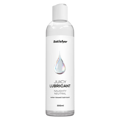 Satisfyer Juicy Lubricant 300 ml Naughty Neutral - Unscented Water Based Lubricant - 300 ml Bottle